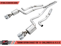 AWE Dodge Challenger 15+ SRT Hellcat 6.2L SC Resonated Touring Edition Exhaust