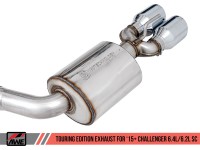 AWE Dodge Challenger 15+ SRT Hellcat 6.2L SC Resonated Touring Edition Exhaust