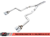 AWE Dodge Challenger 15+ SRT Hellcat 6.2L SC Track Edition Exhaust