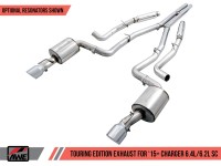 AWE Dodge Charger 15+ 6.4L Resonated Touring Edition Exhaust