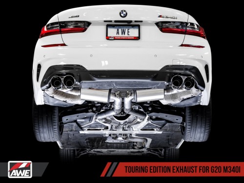 AWE BMW M340i/M440i G20/G22 Non-Resonated Touring Edition Exhaust