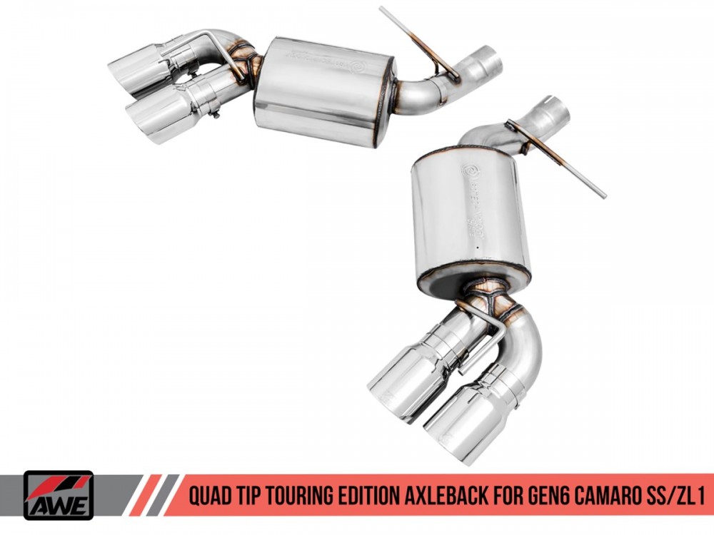 Exhaust AWE Chevrolet Camaro ZL1 Gen6 6.2L Axle-back Touring Edition - 3015-42093 | 3015-43115 Exhaust AWE Chevrolet Camaro ZL1 Gen6 6.2L Axle-back Touring Edition - 3015-42093 | 3015-43115