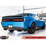 AWE Dodge Challenger 15+ SRT Hellcat 6.2L SC Non-resonated Touring Edition Exhaust