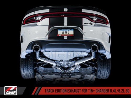 AWE Dodge Charger 15+ SRT Hellcat 6.2L SC Track Edition Exhaust