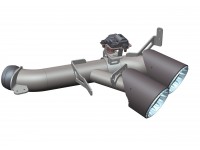 Wydech Capristo Ferrari 12Cilindri Tłumik końcowy Capristo Ferrari 12Cilindri Tłumik końcowy Exhaust