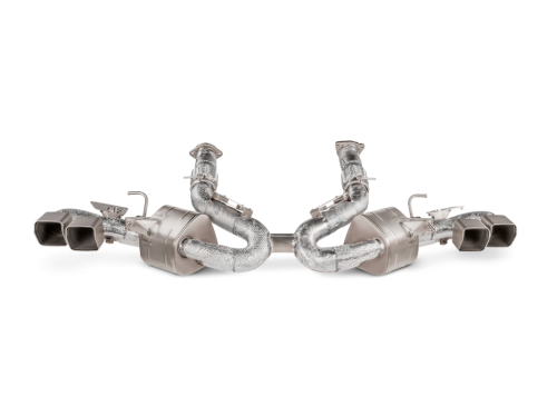 Akrapovič Chevrolet Corvette C8 Slip-on Line Titanium Exhaust