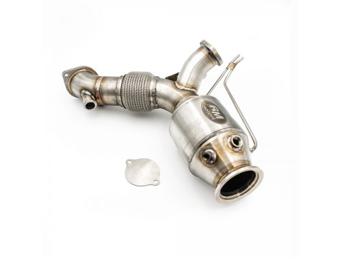 Downpipe RM-Motors BMW G30 540d B57 +KATALIZATOR HJS 200 cpsi EURO 6