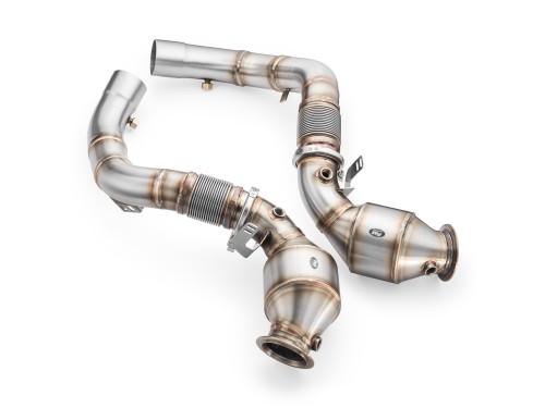 Downpipe RM-Motors BMW M5 F90 + KATALIZATOR HJS 300 cpsi EURO 6