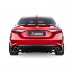 Akrapovič Alfa Romeo Giulia Quadrifoglio Slip-on Line Exhaust