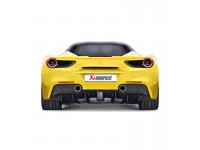 Akrapovič Ferrari 488 GTB/Spider Slip-on Line Titanium Exhaust