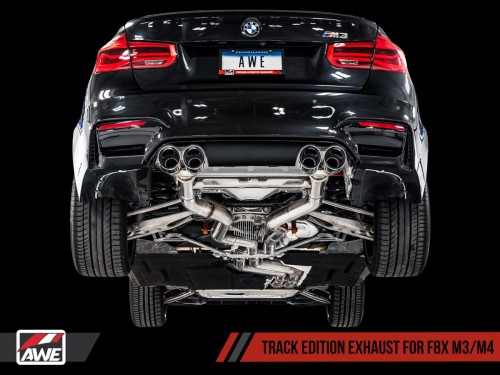 AWE BMW M3/M4 F80/F82 Non-Resonated Track Edition Exhaust