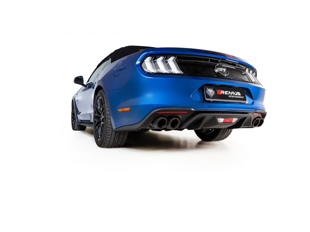 Exhaust Remus Ford Mustang GT 5.0 S550 18+ Cat-back RACING - 206615 1300+209017 0500LR+0046 70SGR Exhaust Remus Ford Mustang GT 5.0 S550 18+ Cat-back RACING - 206615 1300+209017 0500LR+0046 70SGR