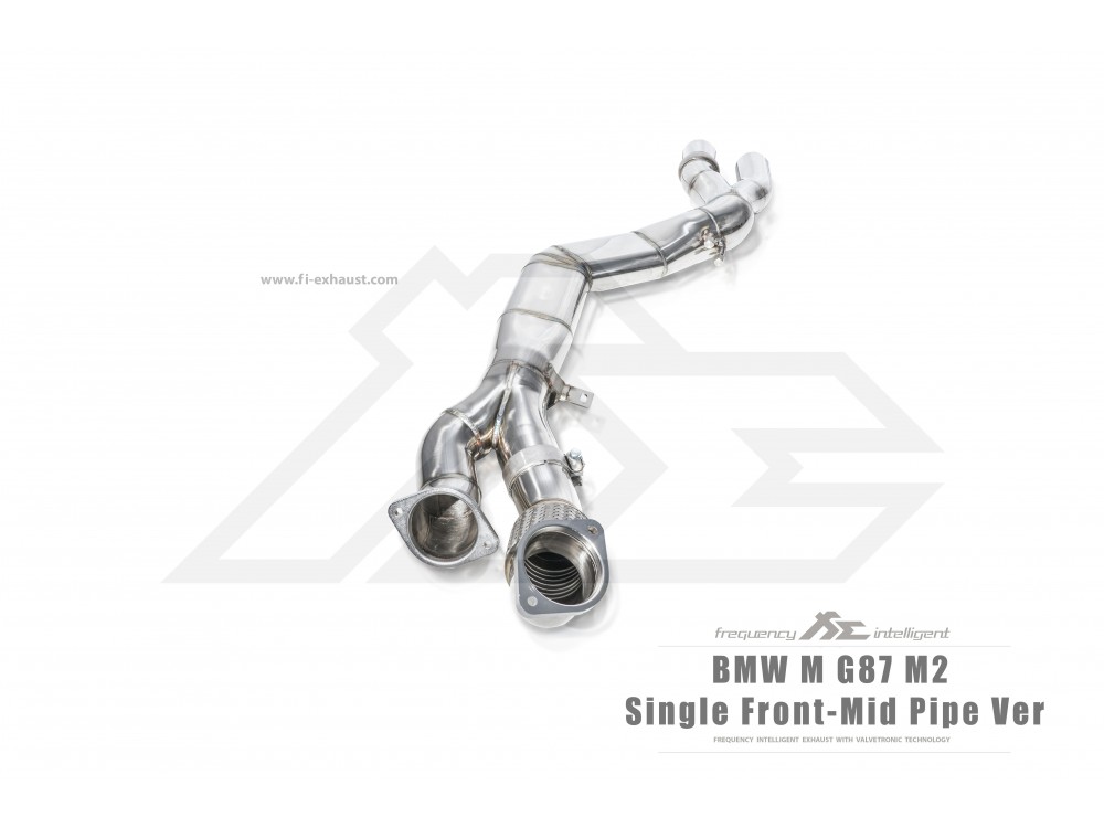 Fi EXHAUST BMW M2 G87 Single Mid Pipe Cat-back - BN-G87MPSF-CBE Fi EXHAUST BMW M2 G87 Single Mid Pipe Cat-back - BN-G87MPSF-CBE