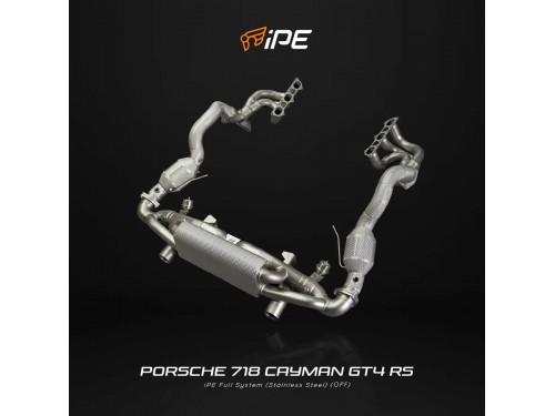 iPE Porsche 718 Cayman GT4RS Exhaust