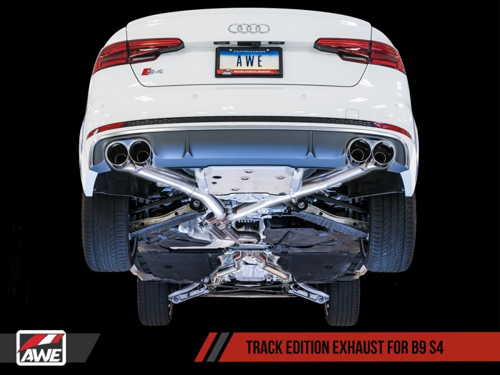 Exhaust AWE Audi S4 / S5 Sportback B9 3.0T Track Edition Non-Resonated - 3010-42054 | 3010-43048 Exhaust AWE Audi S4 / S5 Sportback B9 3.0T Track Edition Non-Resonated - 3010-42054 | 3010-43048