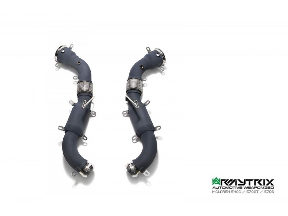 Exhaust Armytrix McLaren 600LT Downpipe de-cat - MCMP4-DDC Exhaust Armytrix McLaren 600LT Downpipe de-cat - MCMP4-DDC