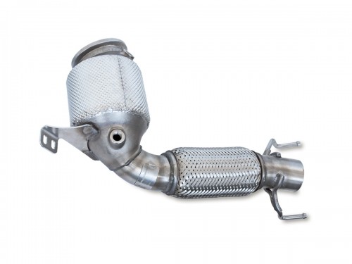 HJS ECE Downpipe 2,75" for BMW X1 / 2er Active Tourer / Gran Tourer