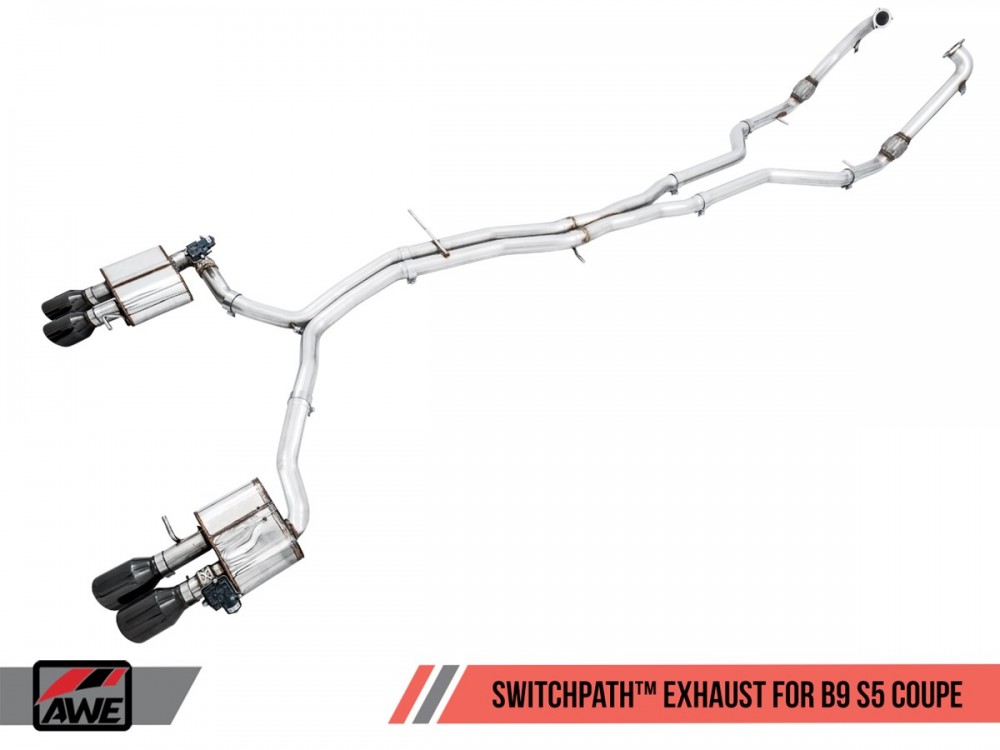 Exhaust AWE Audi S5 B9 Coupe 3.0T SwitchPath™ Non-resonated - 3025-42038 | 3025-43042 | 3025-45004 Exhaust AWE Audi S5 B9 Coupe 3.0T SwitchPath™ Non-resonated - 3025-42038 | 3025-43042 | 3025-45004