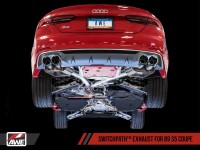AWE Audi S5 B9 Coupe 3.0T SwitchPath™ Non-resonated Exhaust