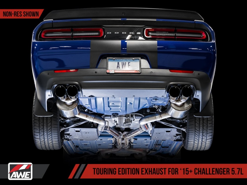 Exhaust AWE Dodge Challenger R/T 5.7L Non-resonated Touring Edition - 3020-42076 | 3020-43084 | 3020-11030 Exhaust AWE Dodge Challenger R/T 5.7L Non-resonated Touring Edition - 3020-42076 | 3020-43084 | 3020-11030
