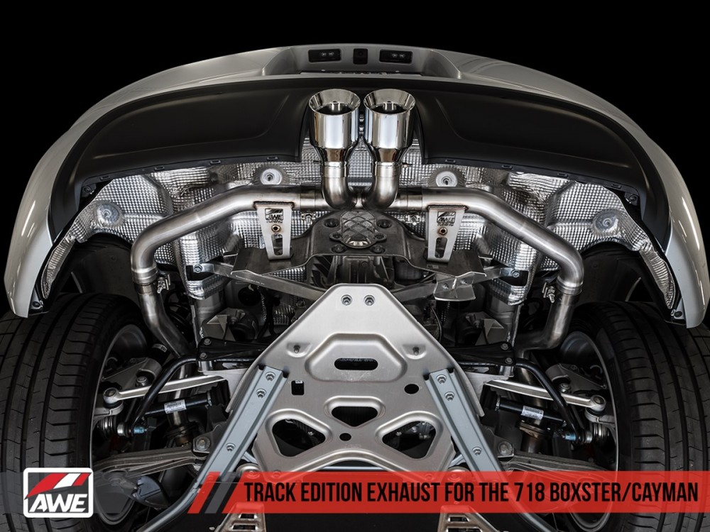 Wydech AWE Porsche 718 Boxster/Cayman 2.0/2.5 Turbo Track Edition - 3010-32038 | 3010-33048 | 3010-35000 AWE Porsche 718 Boxster/Cayman 2.0/2.5 Turbo Track Edition Exhaust