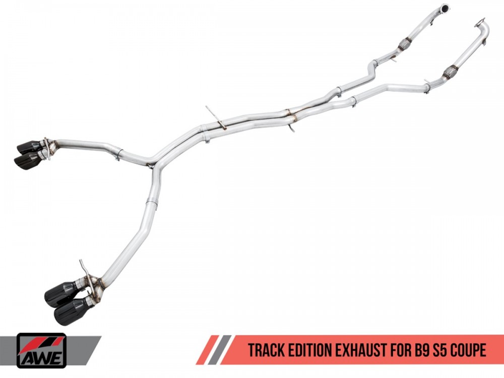 Exhaust AWE Audi S5 B9 Coupe 3.0T Track Edition Non-Resonated - 3010-42064 | 3010-43058 | 3010-45006 Exhaust AWE Audi S5 B9 Coupe 3.0T Track Edition Non-Resonated - 3010-42064 | 3010-43058 | 3010-45006