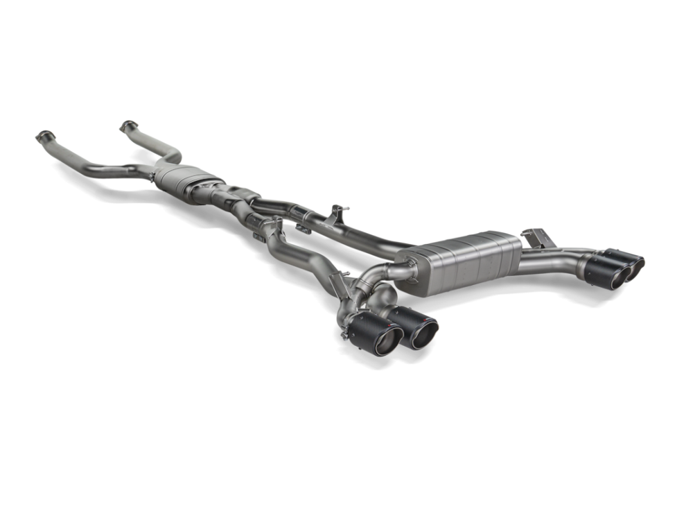 Tytanowy wydech Akrapovič BMW M5 G90 / M5 G99 Touring Evolution Cat-Back Titanium - S-BM/T/37H + E-BM/T/17/1 + TP-CT/79 Akrapovič BMW M5 G90 / M5 G99 Touring Evolution Cat-Back Titanium Exhaust