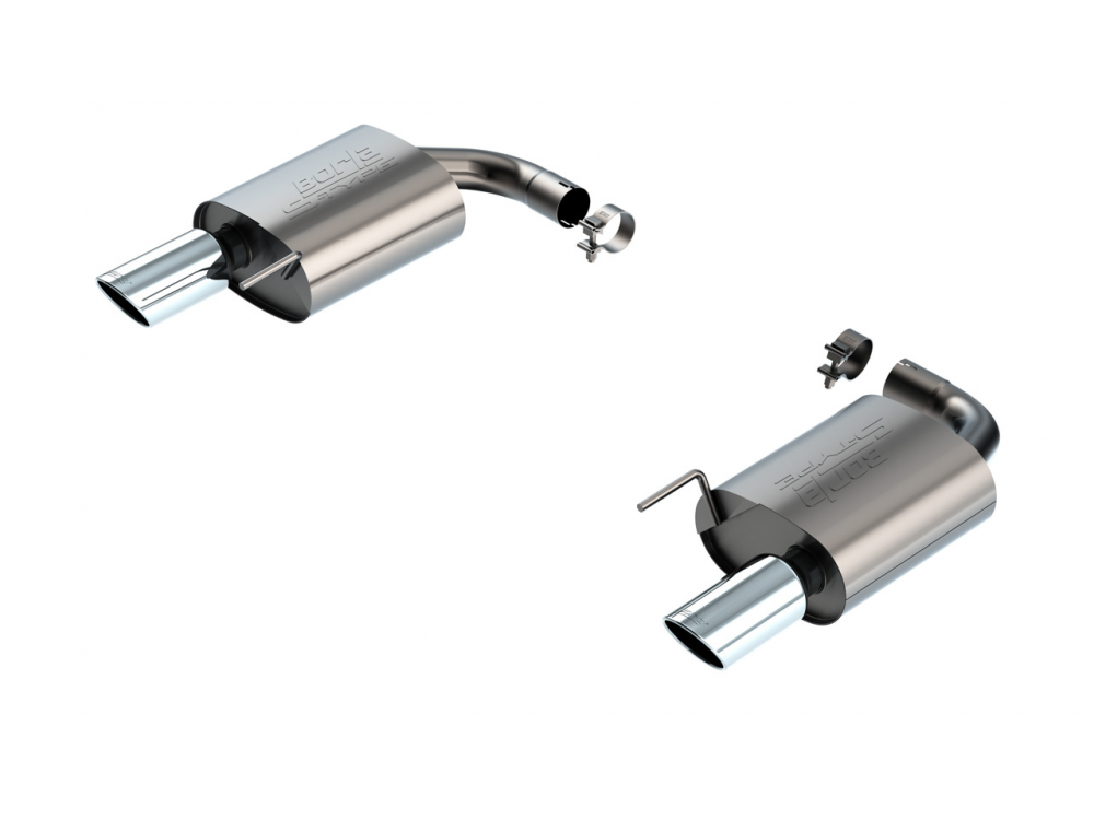 Wydech Borla Ford Mustang GT S650 2024 tłumik końcowy non-valved - 11983 / 11984 Borla Ford Mustang GT 5.0 S650 2024 Rear silencer non-valved Exhaust
