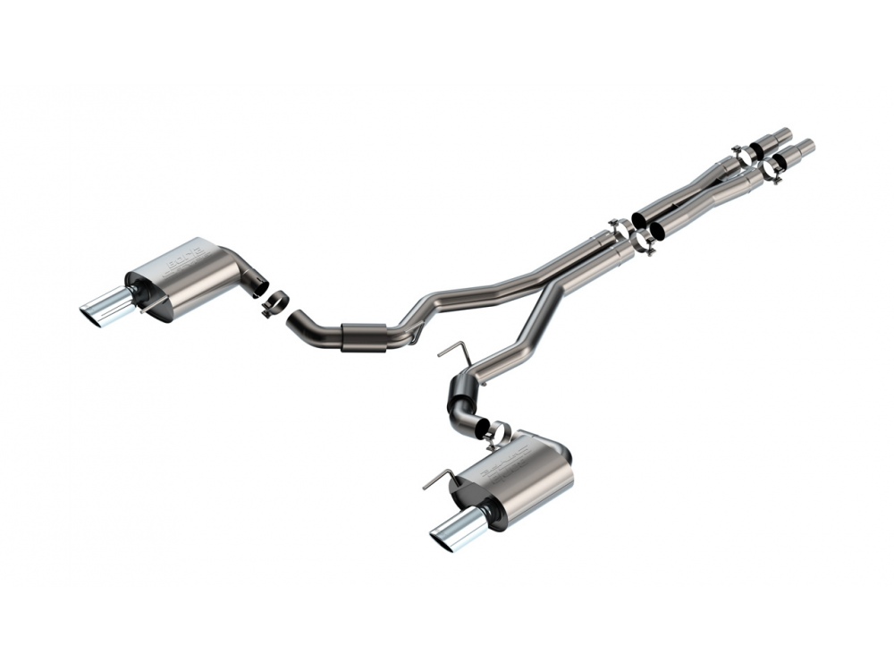 Wydech Borla Ford Mustang GT 5.0 S650 2024 Cat-back non-valved - 140960 / 140961 / 140969 / 140970 Borla Ford Mustang GT 5.0 S650 2024 Cat-back non-valved Exhaust