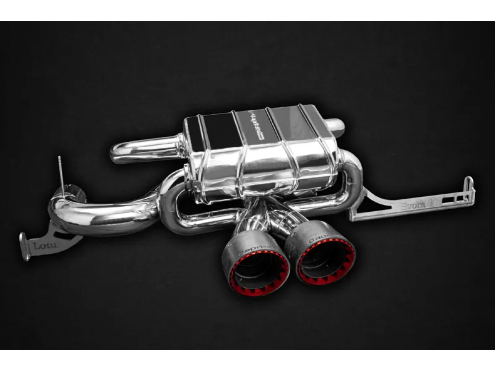 Exhaust Capristo Lotus Evora S Rear Muffler - 02LO 121 03 001 Exhaust Capristo Lotus Evora S Rear Muffler - 02LO 121 03 001