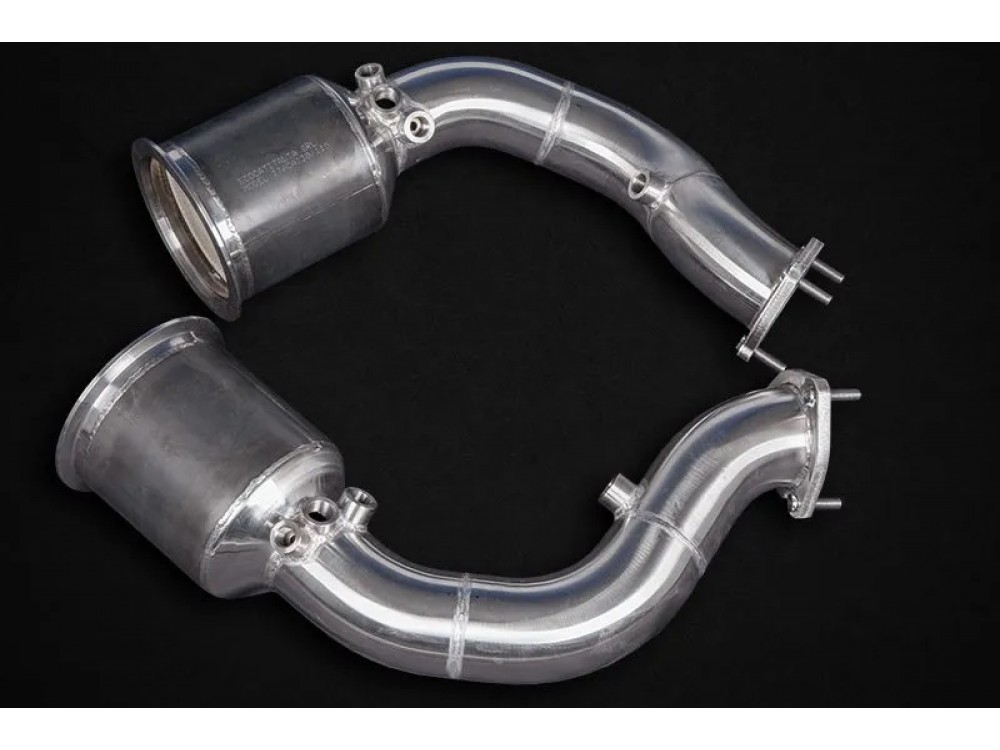 Capristo Porsche Cayenne Turbo GT E3 Downpipes Exhaust