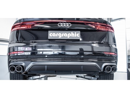 Dufzor i końcówki wydechu Cargraphic dla AUDI Q8