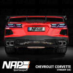 NAP Sportauspuff Chevrolet Corvette C8 Stingray (EU/US) Exhaust system Exhaust