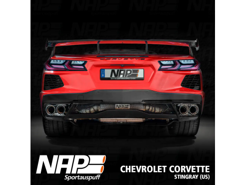 NAP Sportauspuff Chevrolet Corvette C8 Stingray (EU/US) Exhaust system