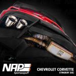 NAP Sportauspuff Chevrolet Corvette C8 Stingray (EU/US) Exhaust system Exhaust