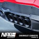 NAP Sportauspuff Chevrolet Corvette C8 Stingray (EU) Exhaust system + Diffuser Exhaust