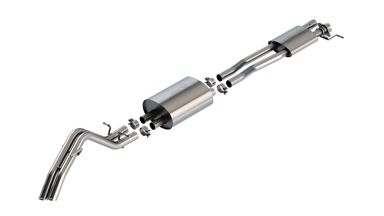 Wydech Borla 2024-2025 Ford Ranger 2.7L Cat-back High Clearance Borla 2024-2025 Ford Ranger 2.7L Cat-back High Clearance Exhaust