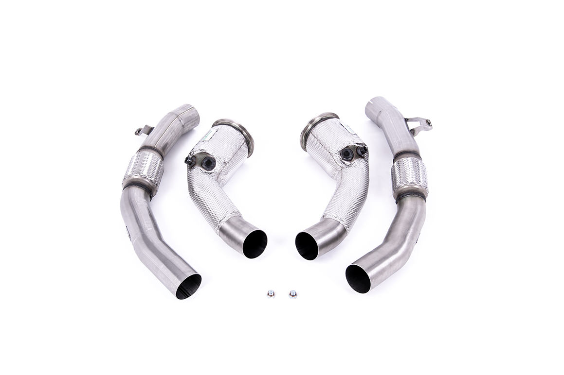Wydech Milltek Audi RS6 C8 4.0 V8 bi-turbo in Performance Edition (Non OPF/GPF Models - USA/ROW Models) (2020-2026) Large Bore Downpipes and Hi-Flow Sports Cats SSXAU909 - SSXAU909 Milltek Audi RS6 C8 4.0 V8 bi-turbo in Performance Edition (Non OPF/GPF Models - USA/ROW Models) (2020-2026) Large Bore Downpipes and Hi-Flow Sports Cats SSXAU909 Exhaust